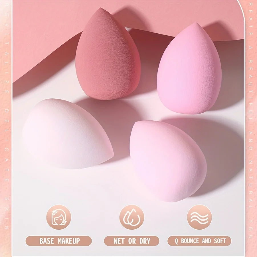 Bags of Beauty Eggs Makeup : quatre éponges de maquillage douces pour une application parfaite du fond de teint.