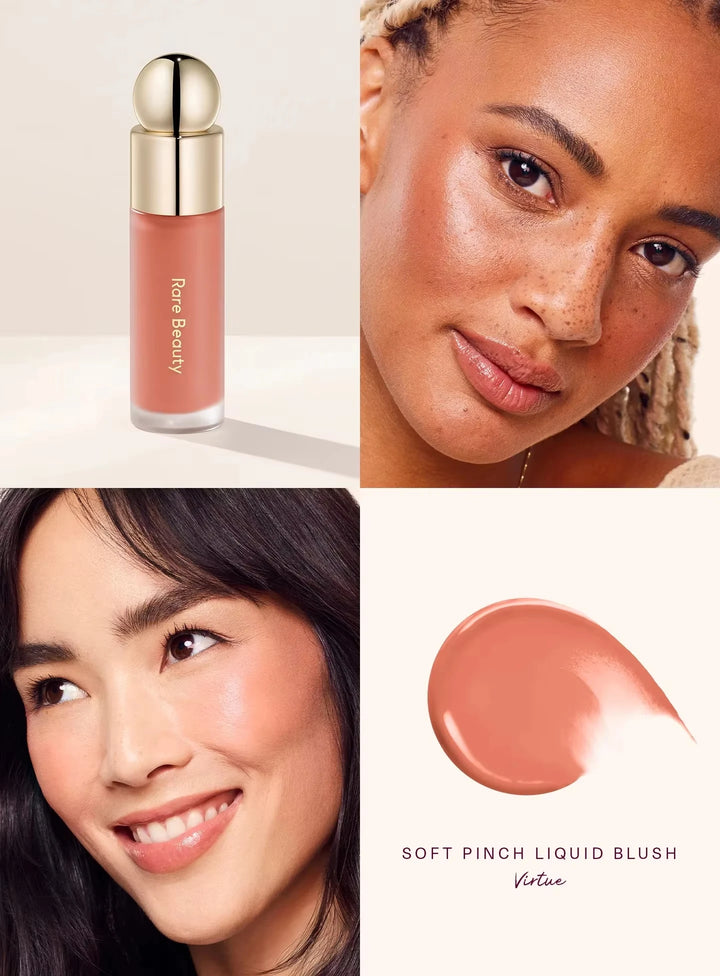 Rare Beauty 3D Face Contour Liquid Bronzer Shade Smooth Highlight Mirror Lasting Natural Nose Shadow Waterproof Brighten Makeup