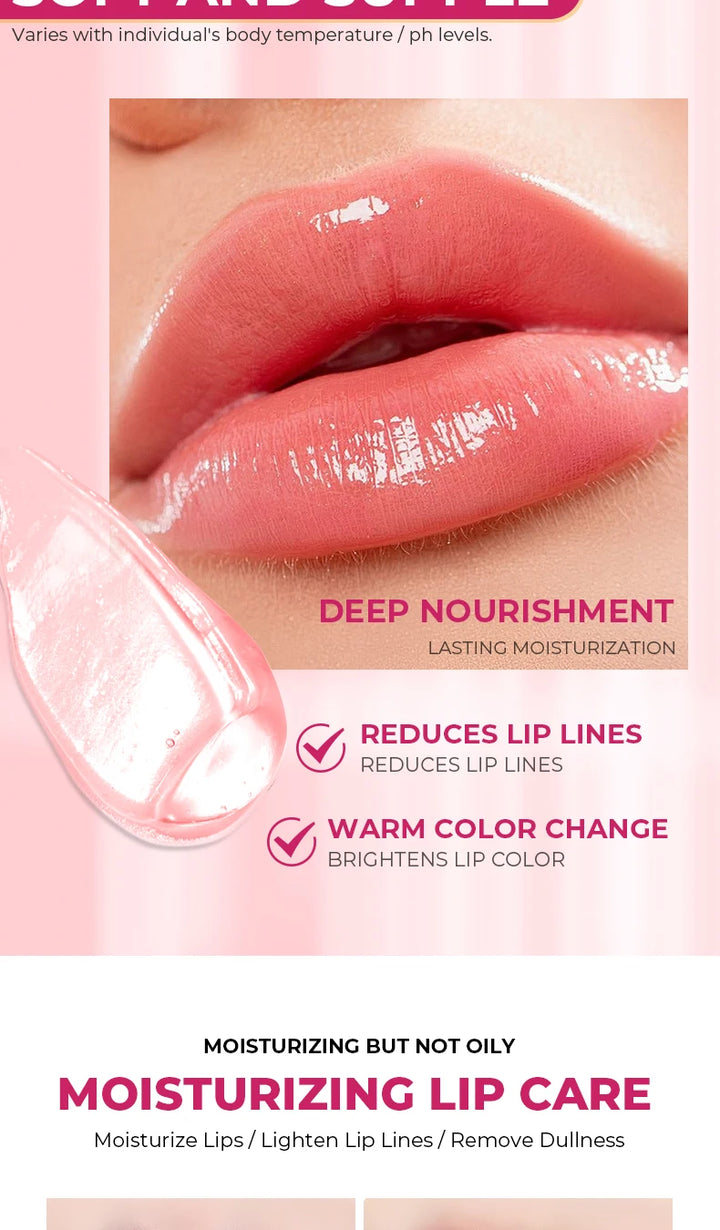 Beauty Glazed Bear Moisturizing Lipstick,Colored Lip Balm,Nourishing Lip stick,Easy To Color,Watery