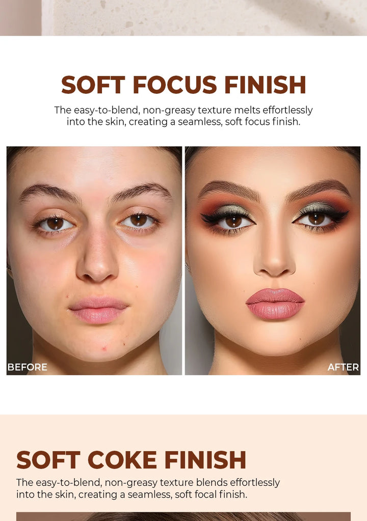 2025 Beauty Glazed 2 Color Liquid Contouring To Enhance The Facial Contour,Waterproof ,Matte,V-face Shaping Contour  Face Makeup