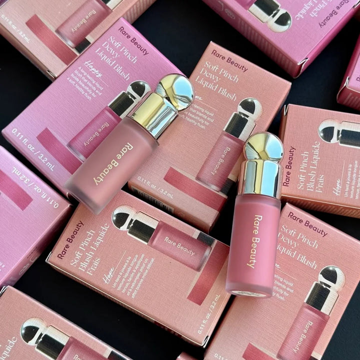 Rare Beauty Soft Pinch Liquid Blush Silky and Glides On Smoothly Long Lasting Plump Makeup Hope Love Virtue Happy Wonder Worth
